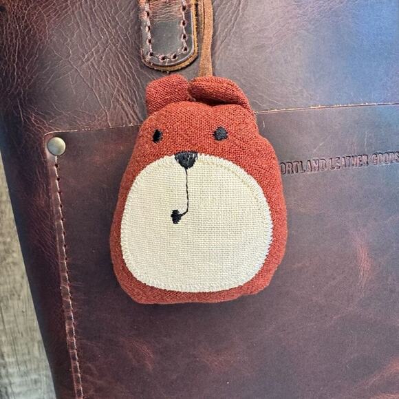 Bear Purse Charm KeyChain Boho Flair NEW FAST SHIP - Picture 1 of 5